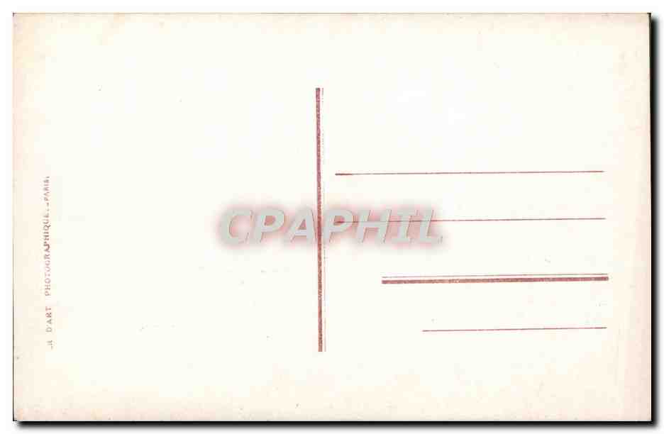 S.M. NICOLAS II — Empereur de Russie — L'Art d'Art Phot. Paris — Verso