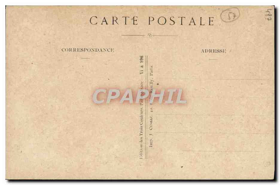 CPA La Lorraine est Francaise  — Verso