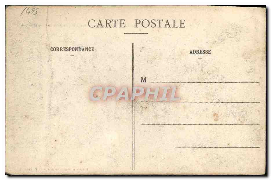 CPA Bois le Pretre Mison Forestiere et Fontaine du Pere Hilarion — Rückseite