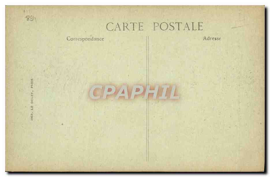 CPA Les Fetes de la victoire a Paris 14 juiller 1919 Avant le defile Marechaux Petain a Foch  — Verso