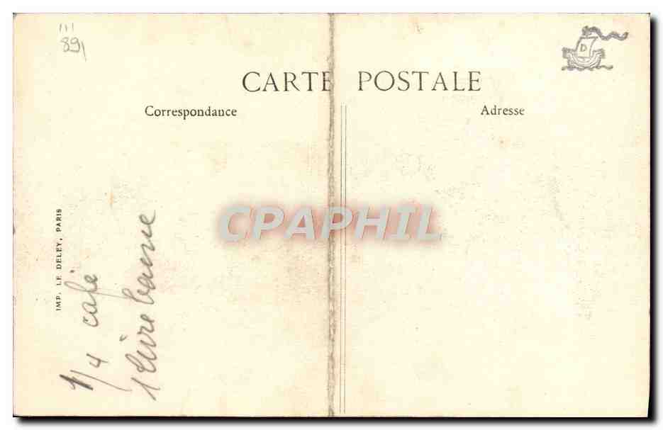 CPA Les Fetes de la Victoire a Paris 14 juillet 1919 Avant le defile Marechaux Petain a Foch Militaria — Rückseite