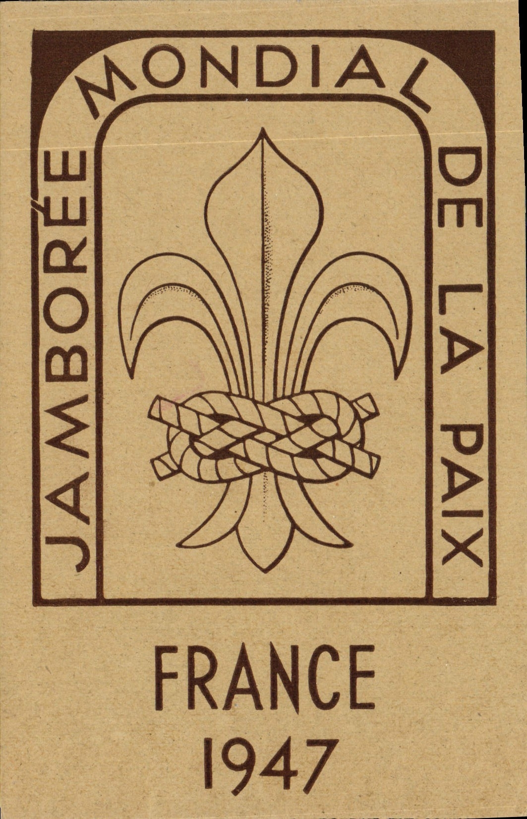 CPA Jamboree Mondial de la Paix France Scout Scoutisme 