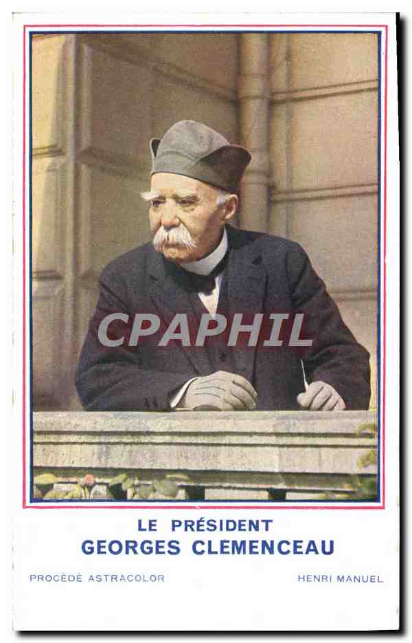 CPA Le President Georges Clemenceau Librairie Plon rue Garanciere Paris 