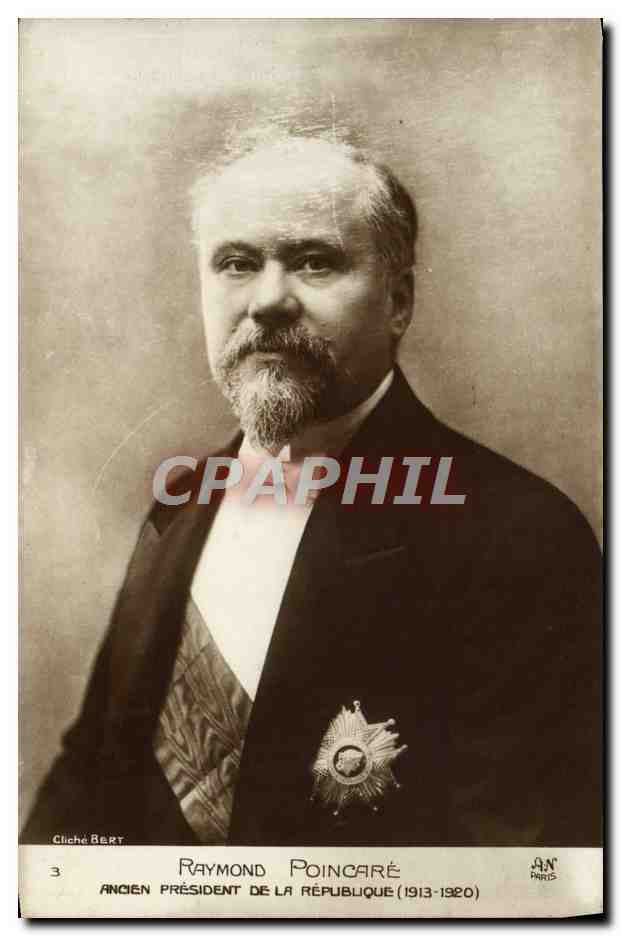 CPA Raymond Poincare President de la Republique 