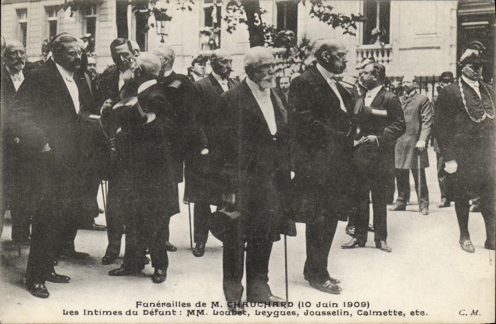 Funérailles de M. Chauchard — 10 juin 1909 — C. Makuit, phot. édit. Paris