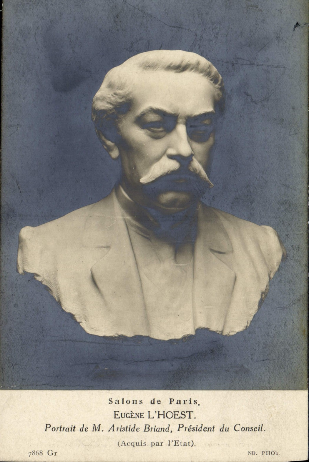 CPA Salons de Paris Eugene L'Hoest Aristide Briand President du Conseil 