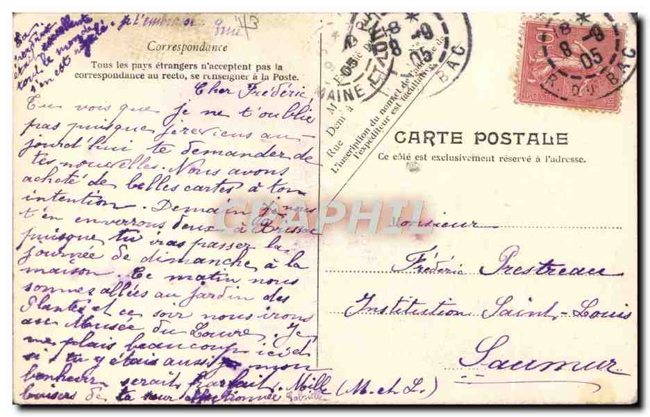 CPA Master Syveton L'Eloquence de la Chair  — Rückseite