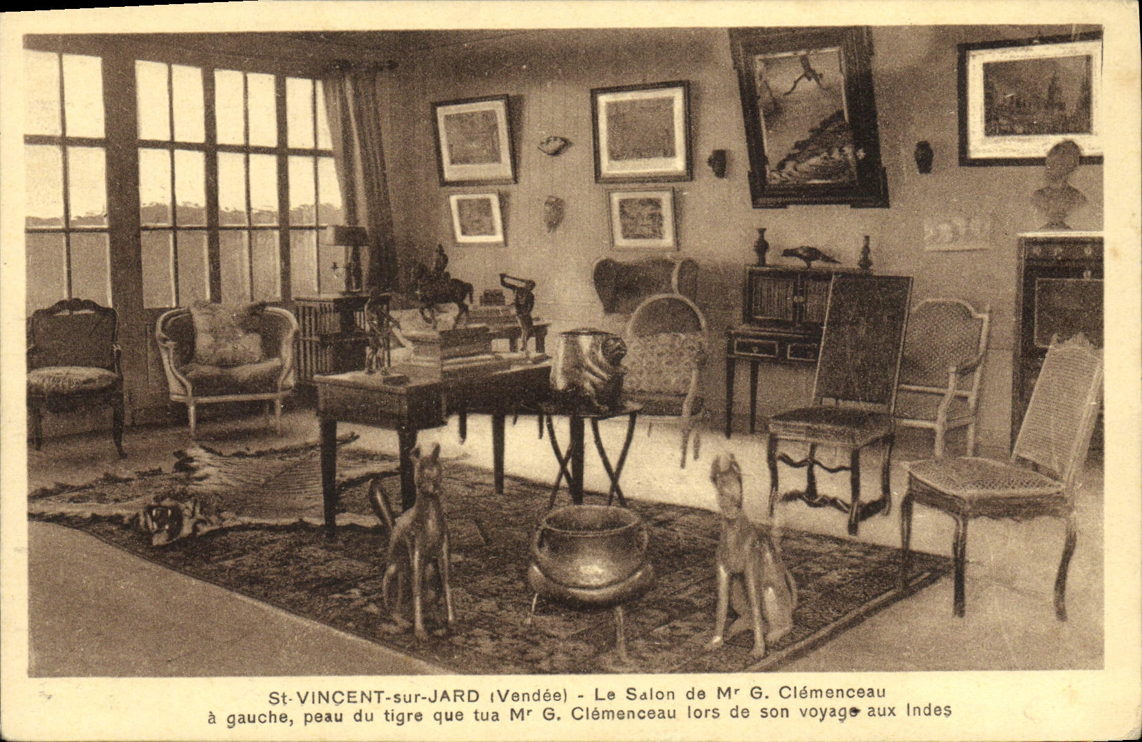 St-Vincent-sur-Jard (Vendée) - Salon von Herrn G. Clémenceau