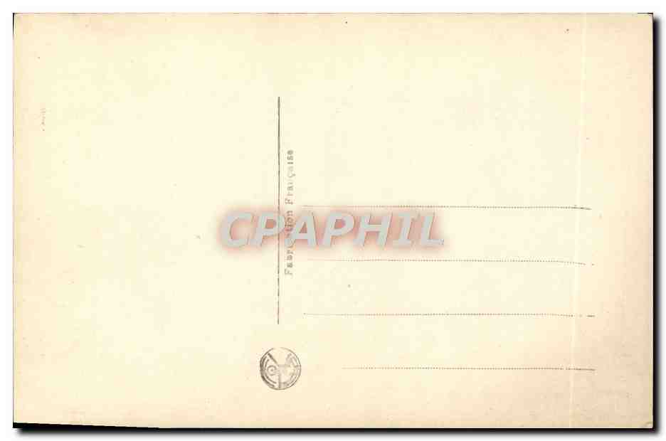 CPA M Clemenceau A la Tribune de la Chambre  — Rückseite