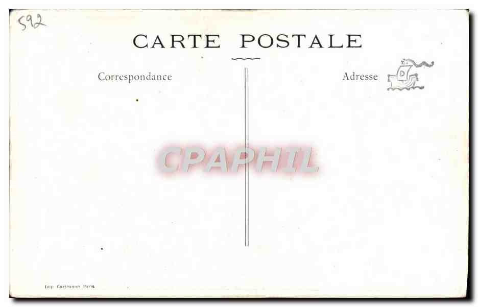 CPA M Gemier dans Sherlock Holmes Theatre Antoine  — Rückseite