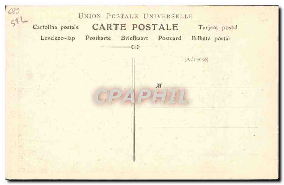 CPA Collection artistique du Vin Desiles Berger Paul Mounet  — Verso