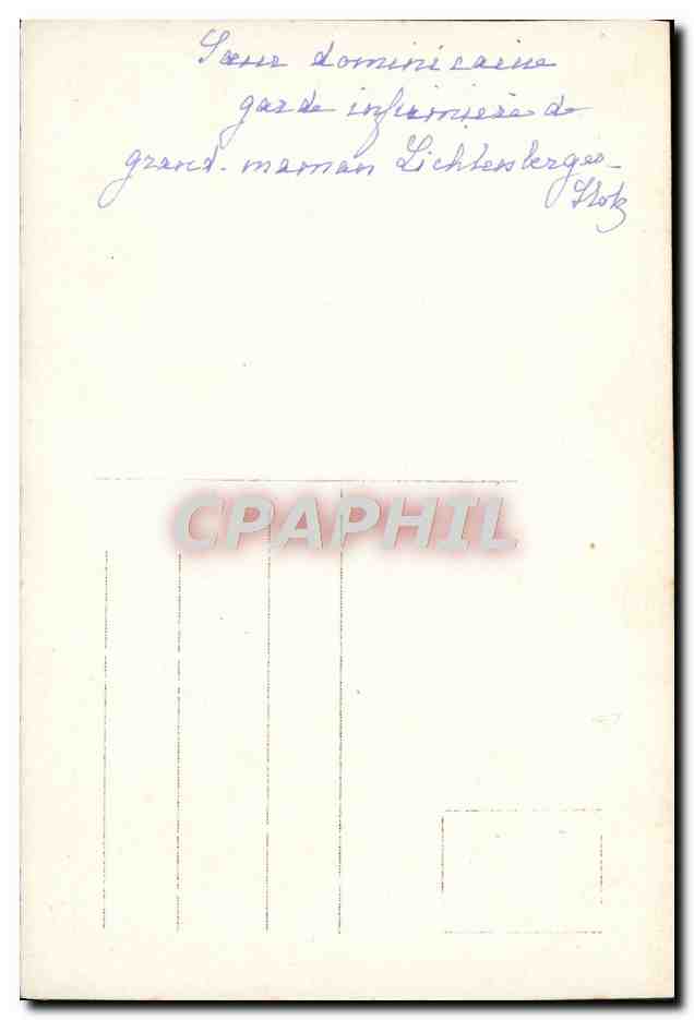 Sœur dominicaine — garde infirmière du grand maréchal Lichtenberg — Potsdam — Verso