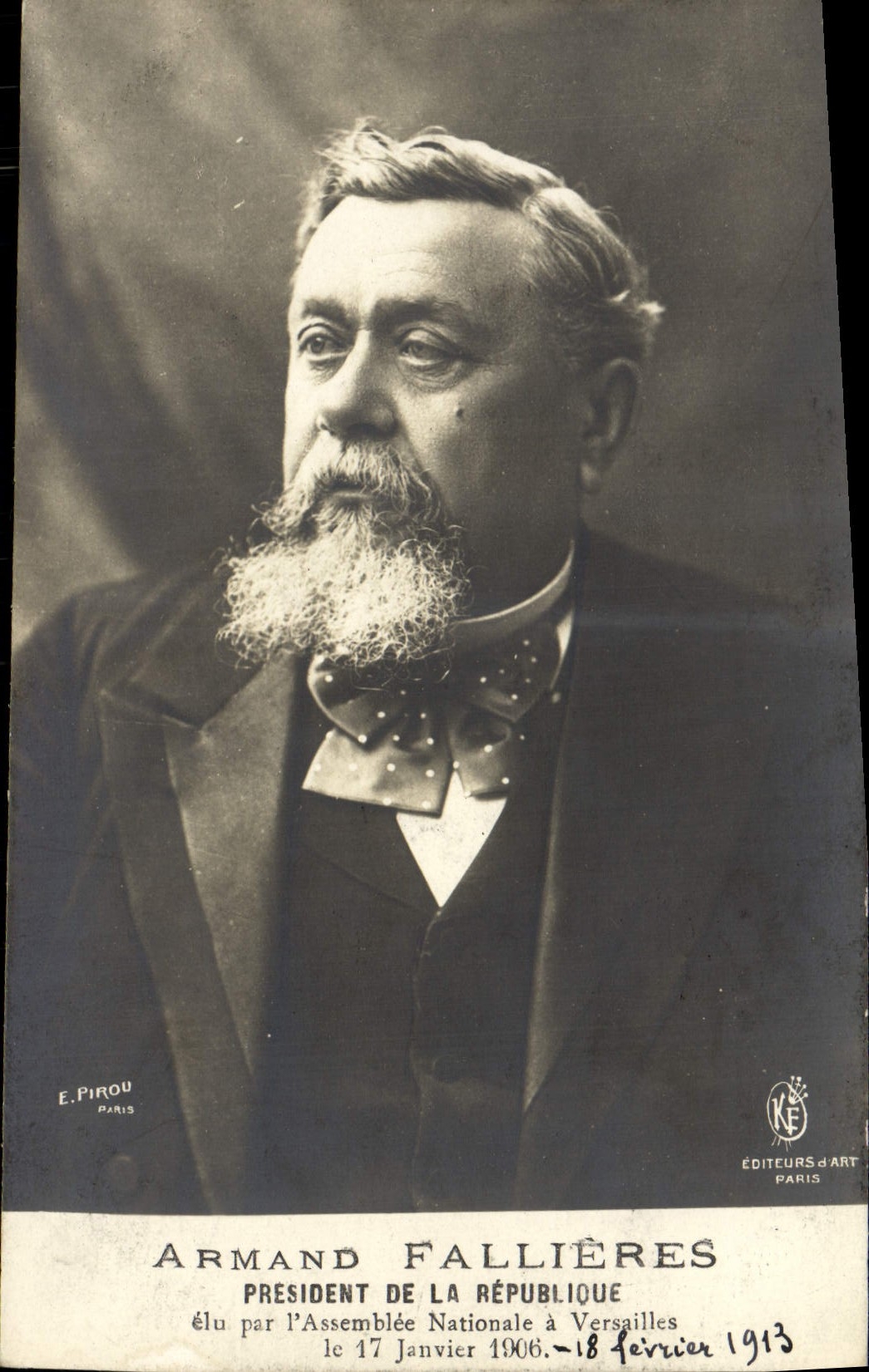 CPA Armand Fallieres Presient de la Republique 