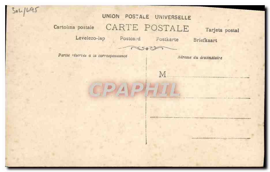 CPA Armand Fallieres Presient de la Republique  — Rückseite