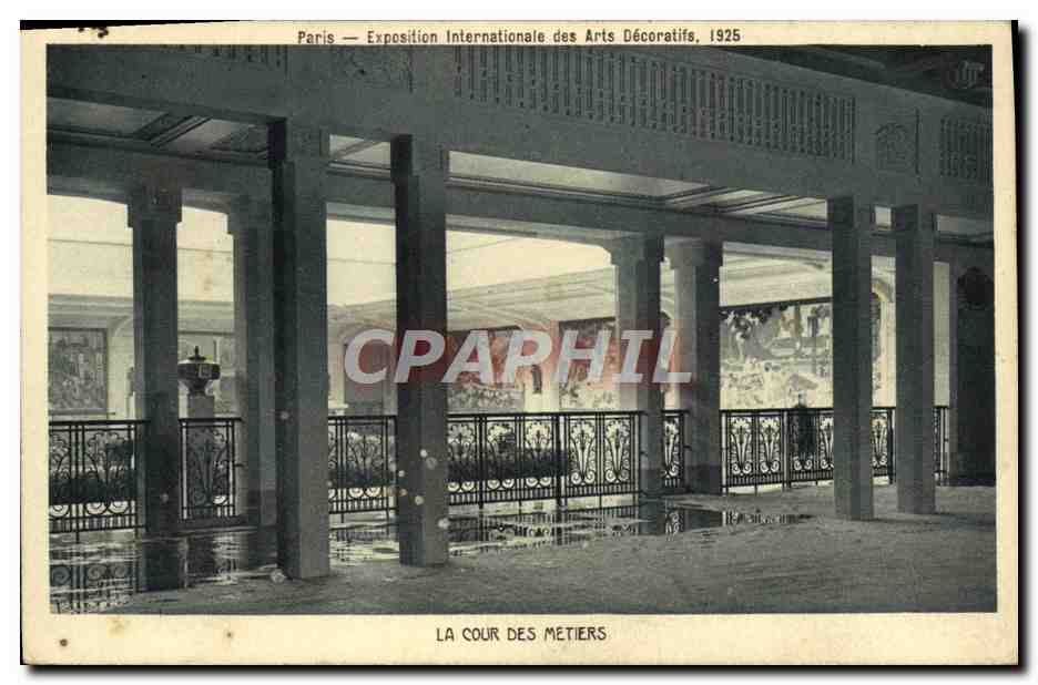 Paris — Internationale Ausstellung der dekorativen Künste, 1925 — LA COUR DES METIERS — Braun & Cie, Paris