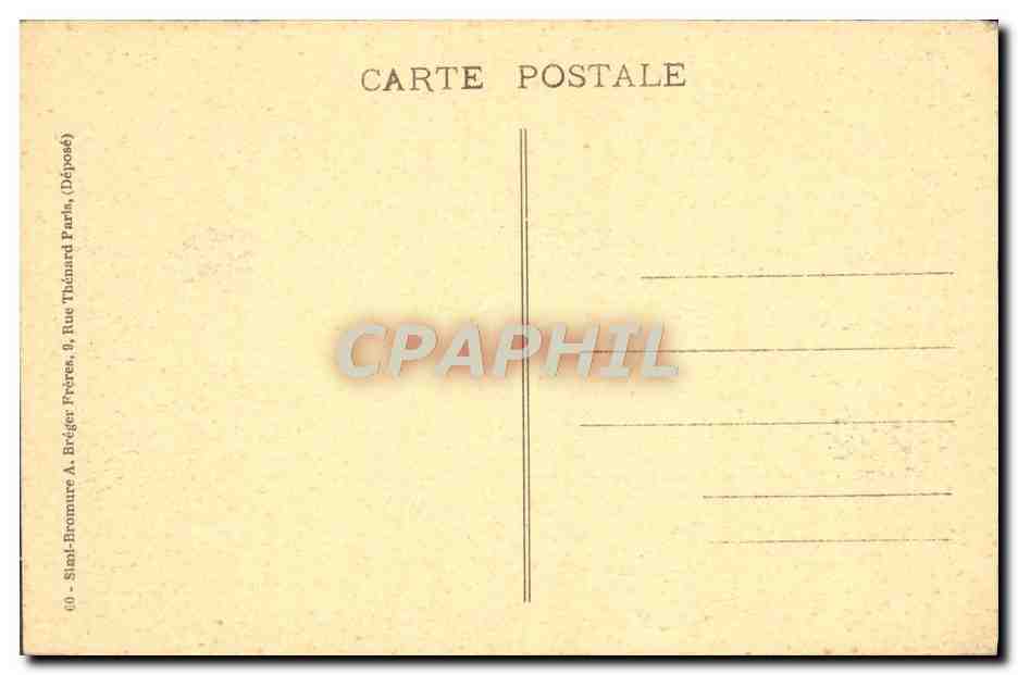 CPA Paris Exposition Internationale des Arts Decoratifs Pavillons Sue et Mare de Lyon de Mulhouse et Tour de Bourgogne  — Rückseite