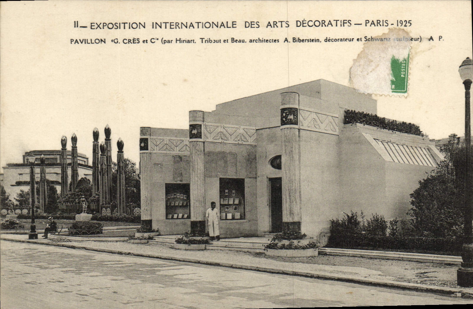CPA Exposition Internationale des Arts Decoratifs Paris Pavillon G Cres et C 