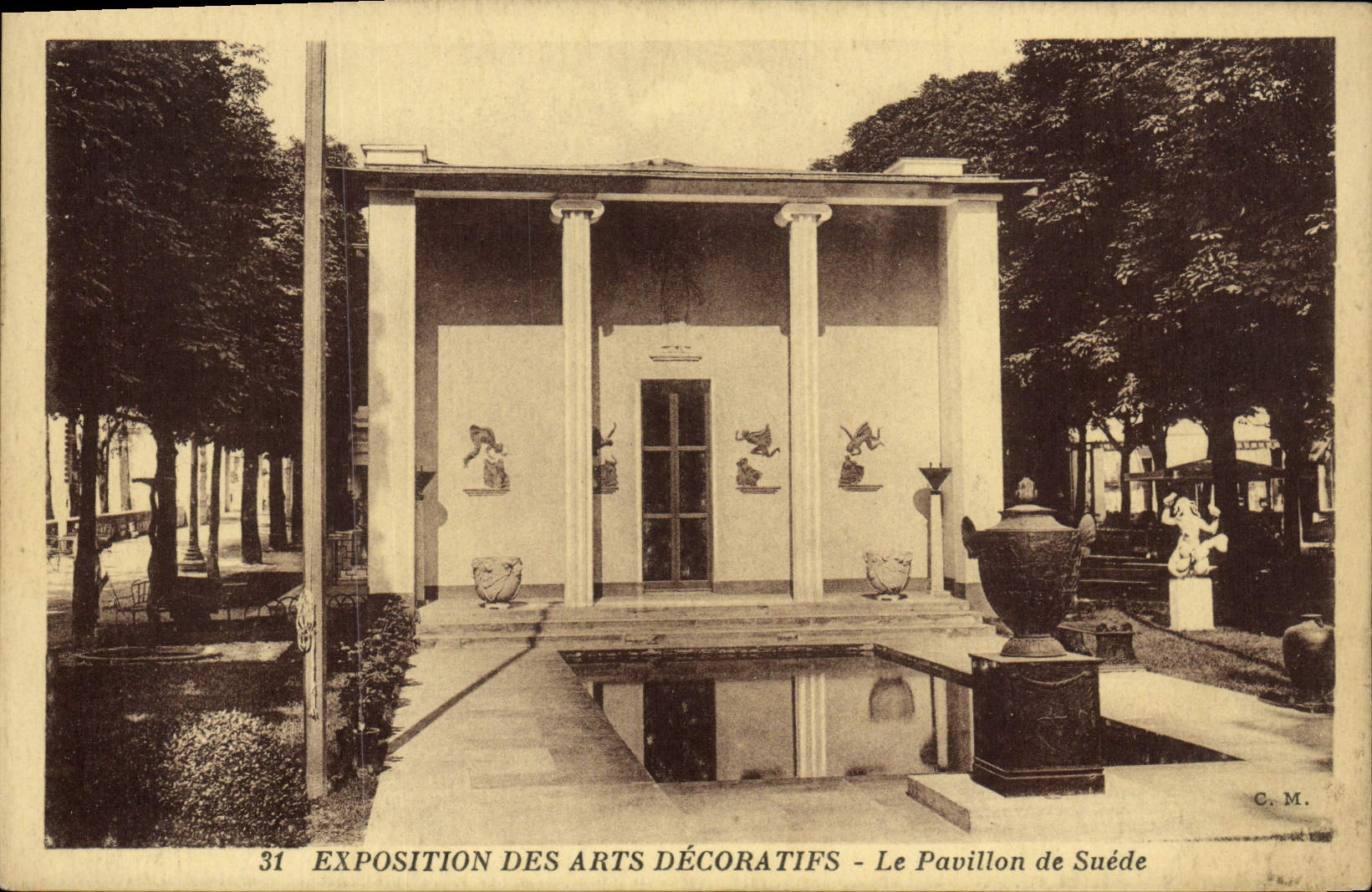 Exposition des Arts Décoratifs - Le Pavillon de Suède — C.M. n°31