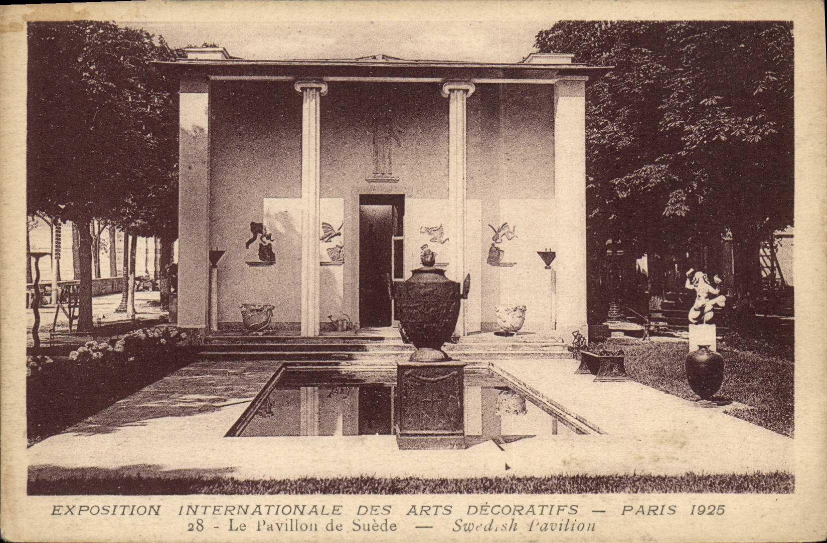 Internationale Ausstellung für Dekorative Künste — Das schwedische Pavillon — Paris 1925