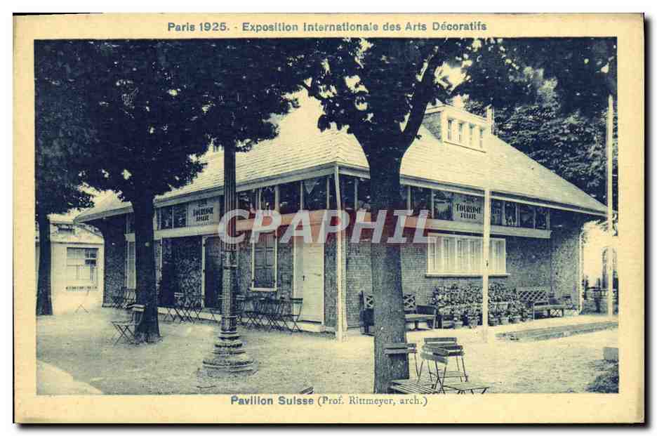 CPA Paris Exposition Internatonale des Arts Decoratifs Pavillon suisse