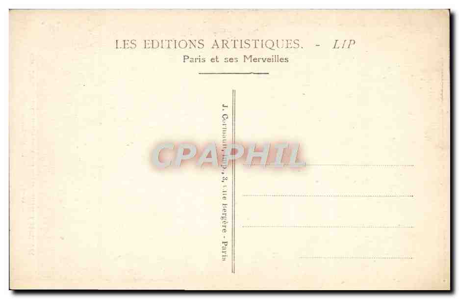 CPA Exposition Internationale des Arts Decoratifs Paris Le Pavillon Italien  — Rückseite