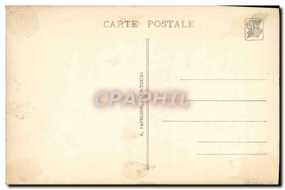 CPA Exposition Internationale des Arts Decoratifs Paris Pavillon national d'Italie — Rückseite