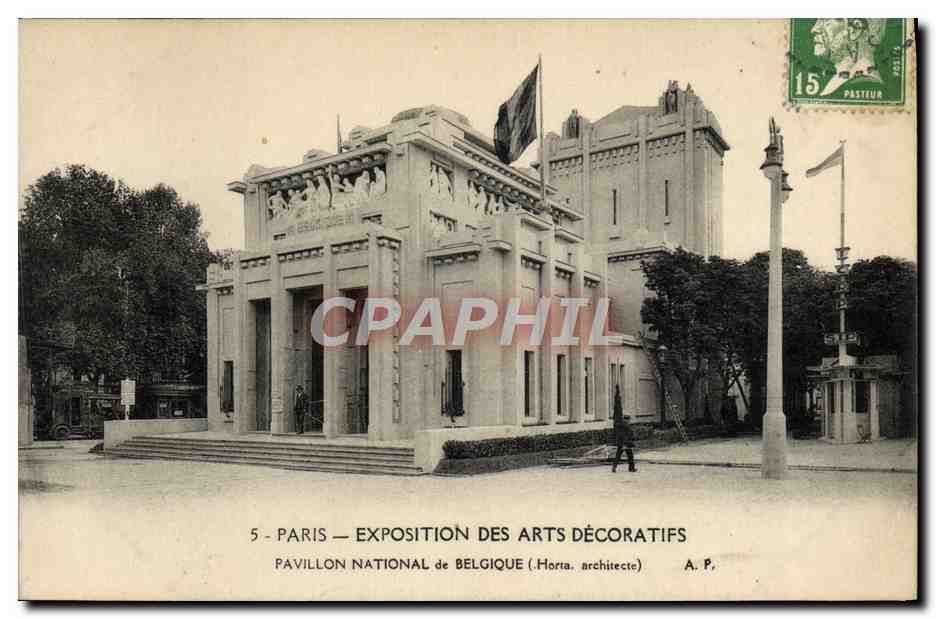 CPA Paris Exposition des Arts Decoratifs Pavillon de Belgique 