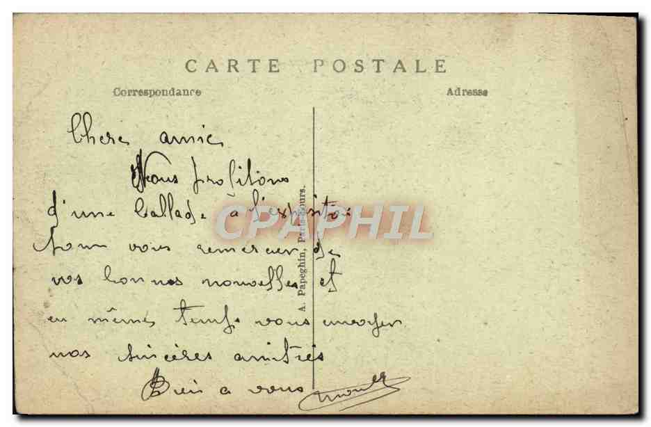 CPA Paris Exposition Internationale des Arts Decoratifs Jardin des nympheas Fontaine lumineuse  — Verso