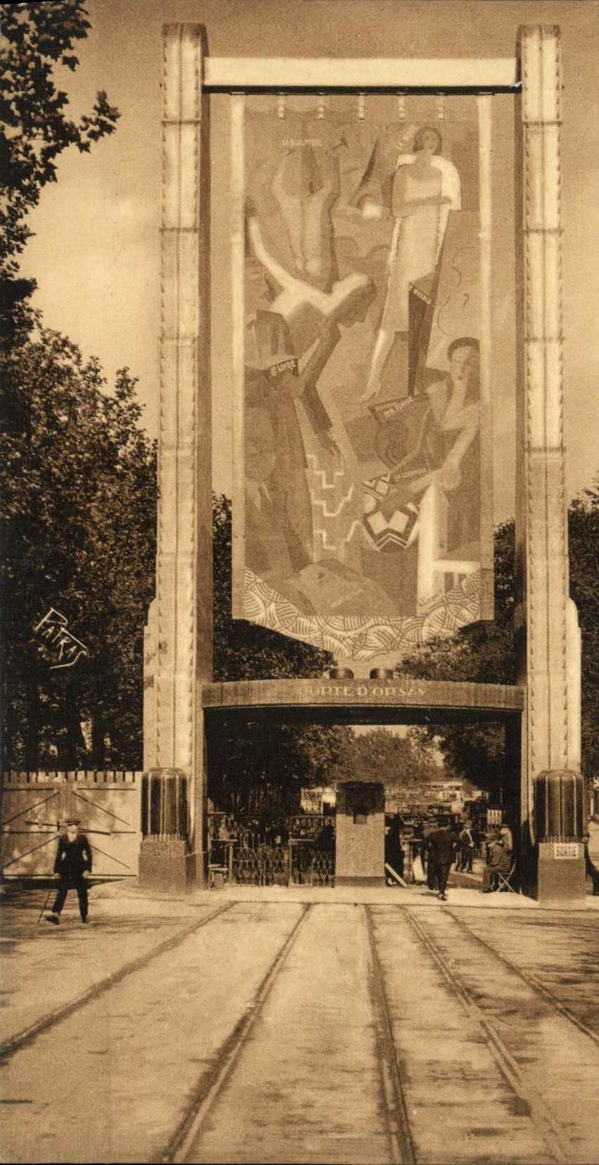 Porte d'Orsay — Entrée de l'Exposition des Arts Décoratifs — Éditions d'Art 'Parias'