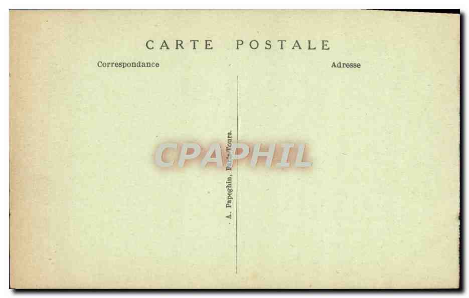 Paris - Ausstellung der dekorativen Künste - Pavillon der Stoffe und Polsterstoffe aus Roubaix und Tourcoing und Turm von Champagne-Alsace — Rückseite