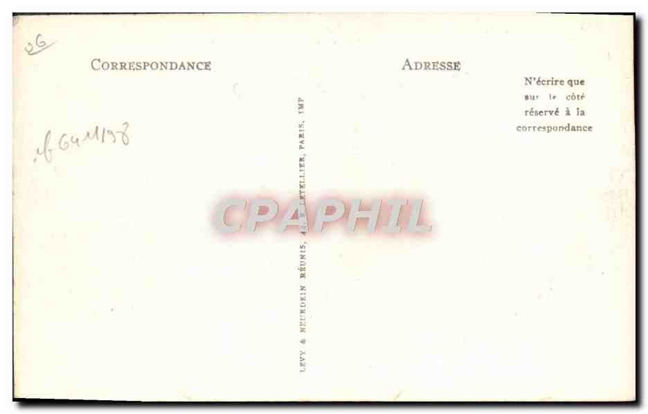CPA Sur la Cote d'Azur La Cueillette du Jasmin — Rückseite