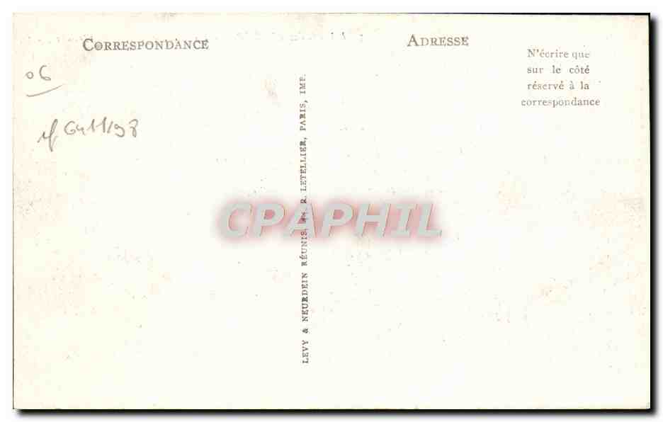 CPA La Cote d'Azur La Cueillette des Tubereuses  — Rückseite
