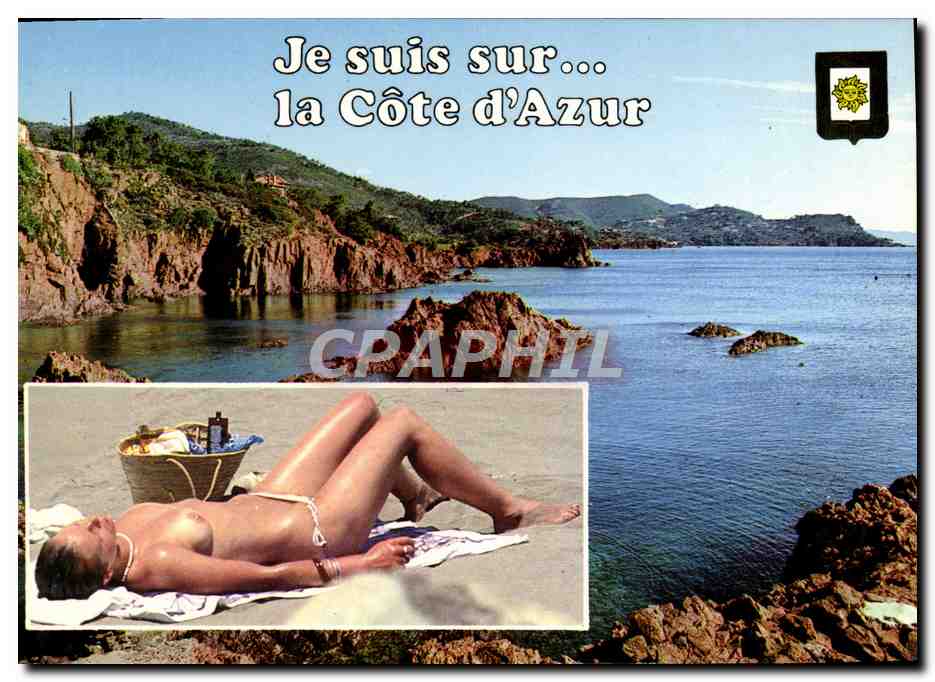 CPM Je Suis Sur la Cote d'Azur 