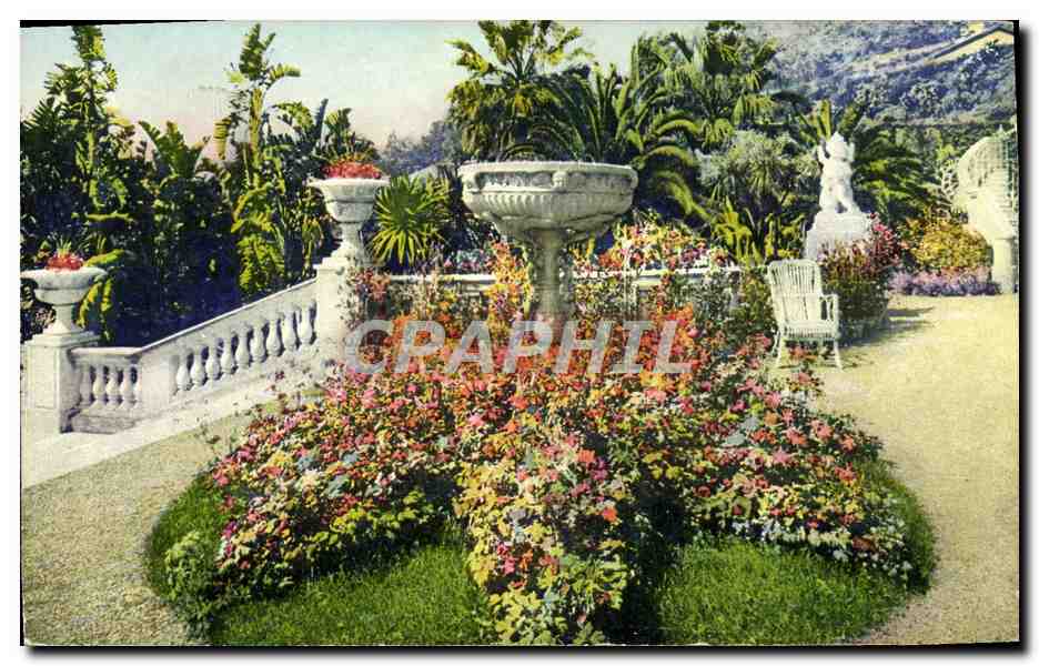 CPA La Cote D'Azur jardin Fleuri