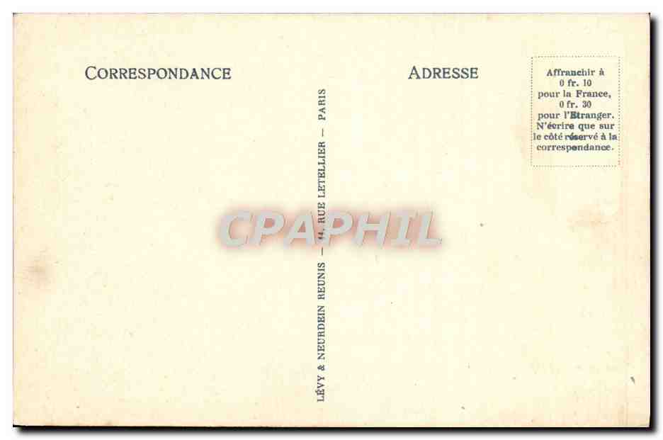 CPA Cote D'Azur Un Coin de Jardin — Rückseite