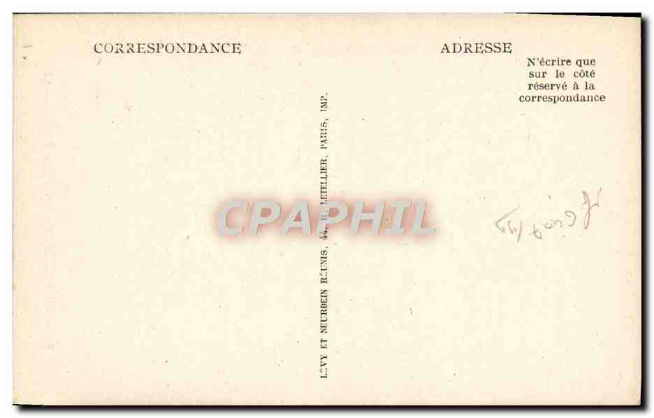 CPA Nice En Provence Costume Mireille Folklore Femme  — Rückseite