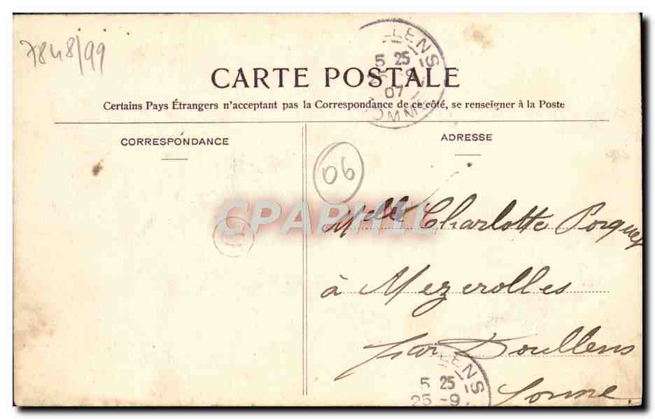 CPA La Cote d'Azur — Rückseite