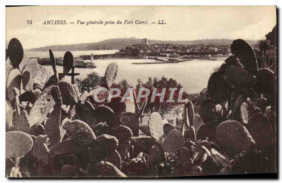 Antibes — Allgemeiner Blick vom Fort Carré — LL. n°74