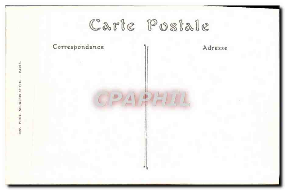 CPA Antibes Notre Dame d'Antibes et le Phare de la Garoupe Phare — Rückseite