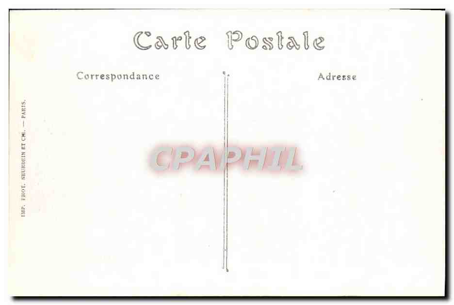 CPA Antibes La Place Nationale — Rückseite