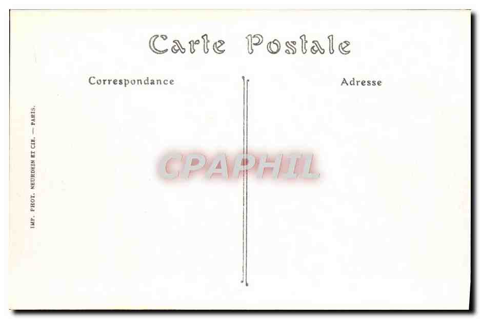 CPA Antibes Le Port et le Fort Carre — Rückseite