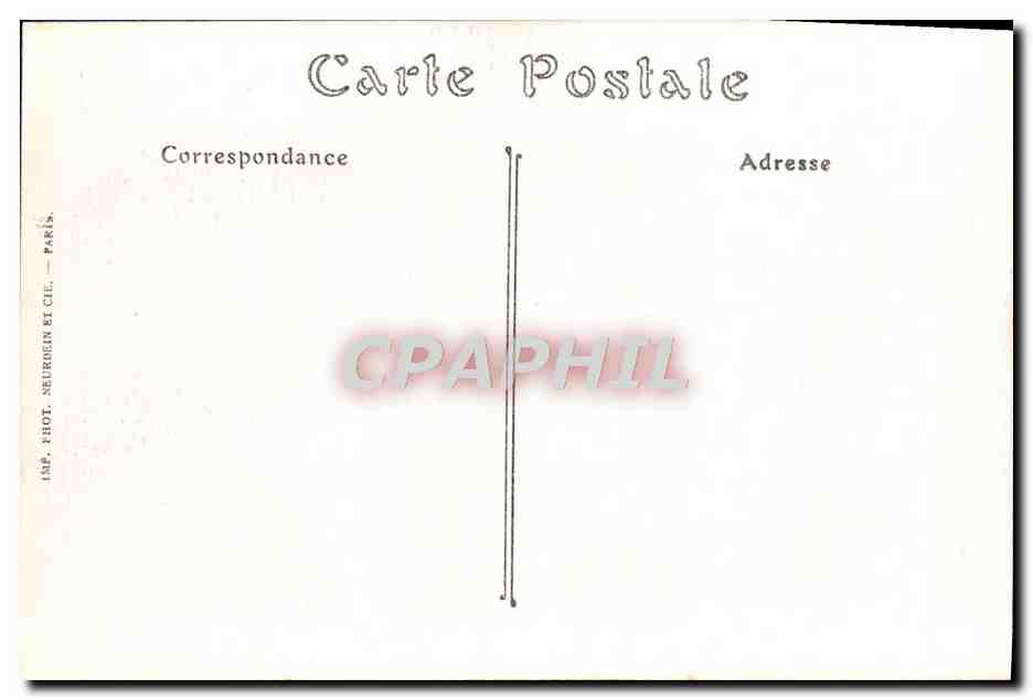 CPA Antibes Place Mace le Grand Hotel — Rückseite