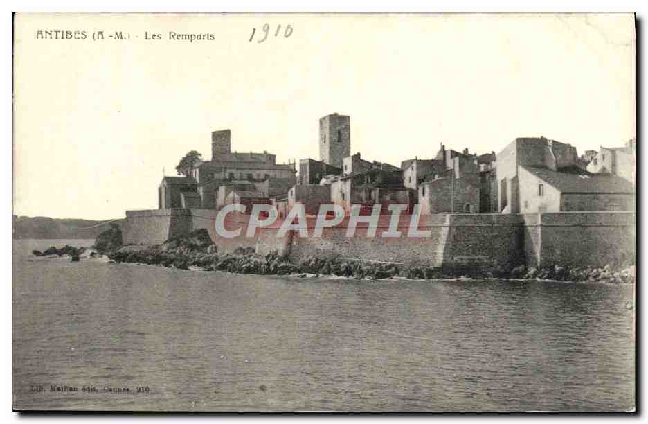 Antibes (A.-M.) - Les Remparts — Lib. Mailhau Sdis, Cannes, n° 110
