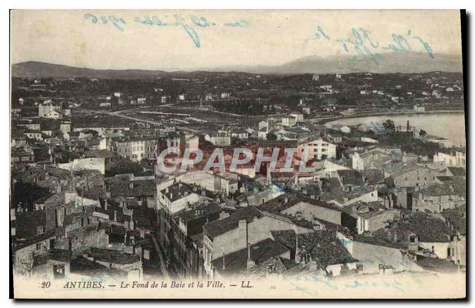CPA Antibes Le Fond de la Baie et la Ville