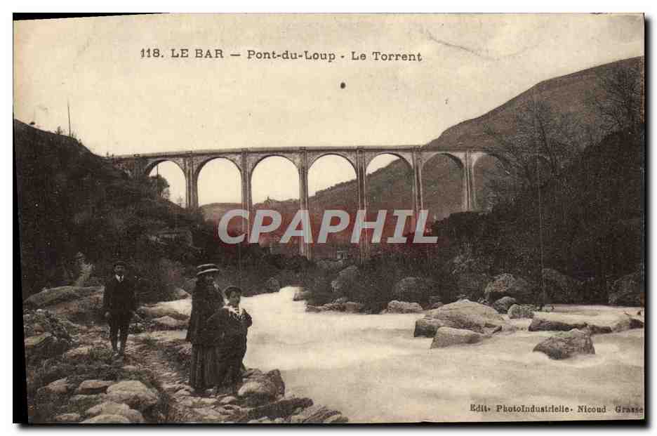 CPA le Bar Pont du Loup Le Torrent
