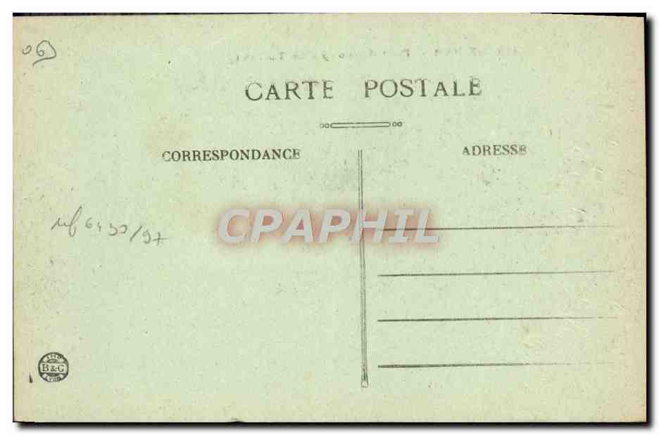 CPA le Bar Pont du Loup Le Torrent — Rückseite