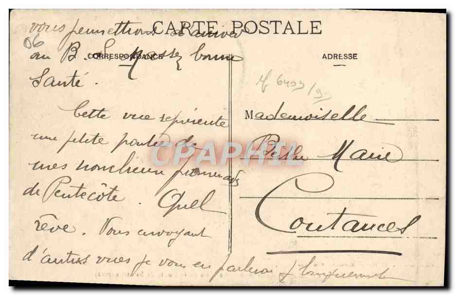 CPM Vallee Du Tech et Pont du Pas Loup Vue prise de la route de Saint Laurent  — Rückseite