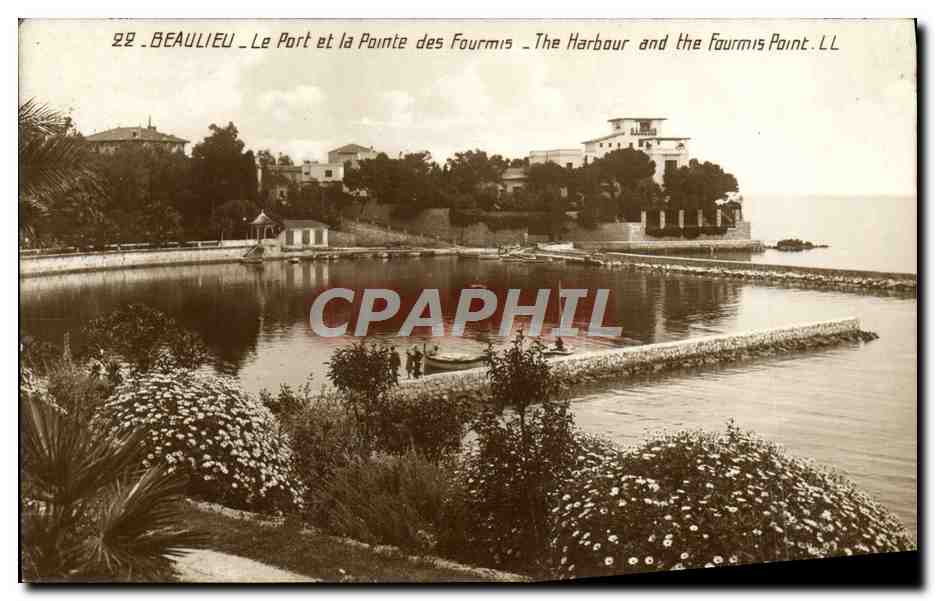 CPM Beaulieu Sur Mer Le Port et la pointe des fourmis 