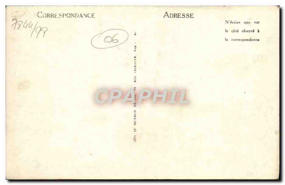 CPM Beaulieu La pointe Fourmie  — Rückseite