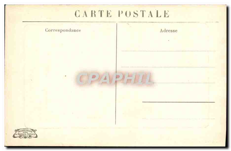 CPA Beaulieu La Grotte de la Reserve — Rückseite